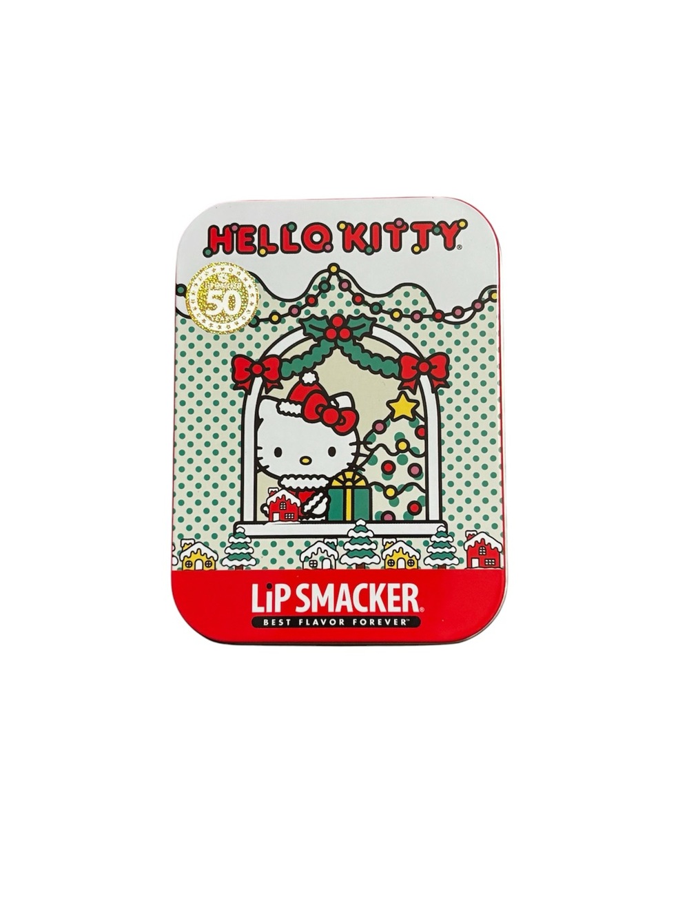 hello kitty christmas tin